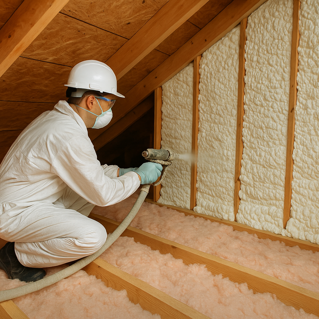 home attic insulation installation in Palm City, FL - by Air One Attic Insulation